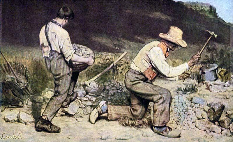 Gustave Courbet The Stone Breakers oil painting image